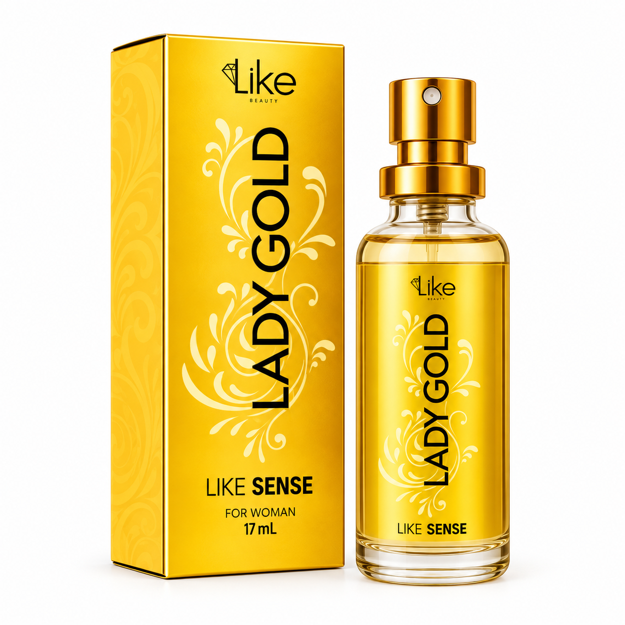 Perfume Lady Gold Like Sense - 17ml